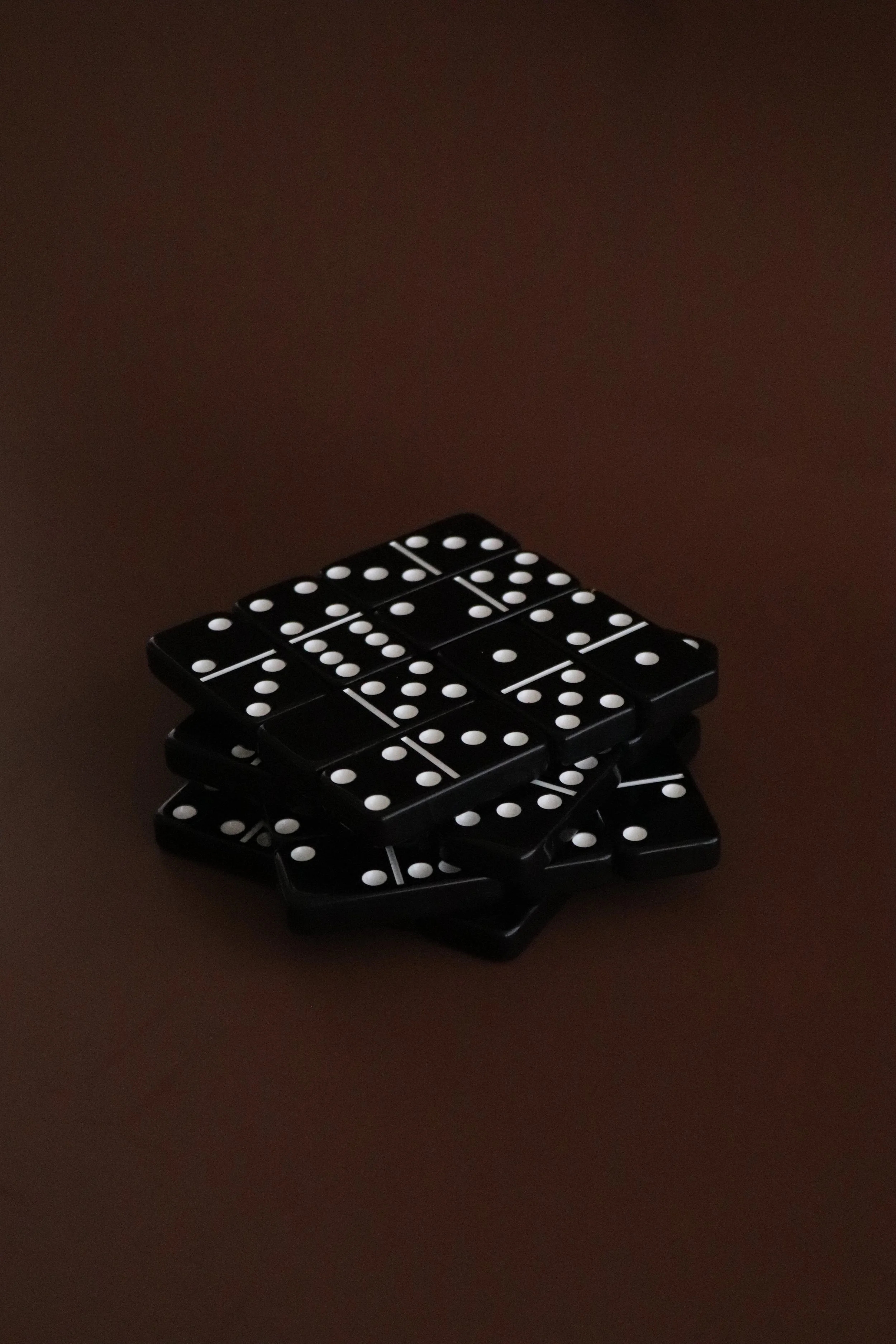 Domino Coasters - Black