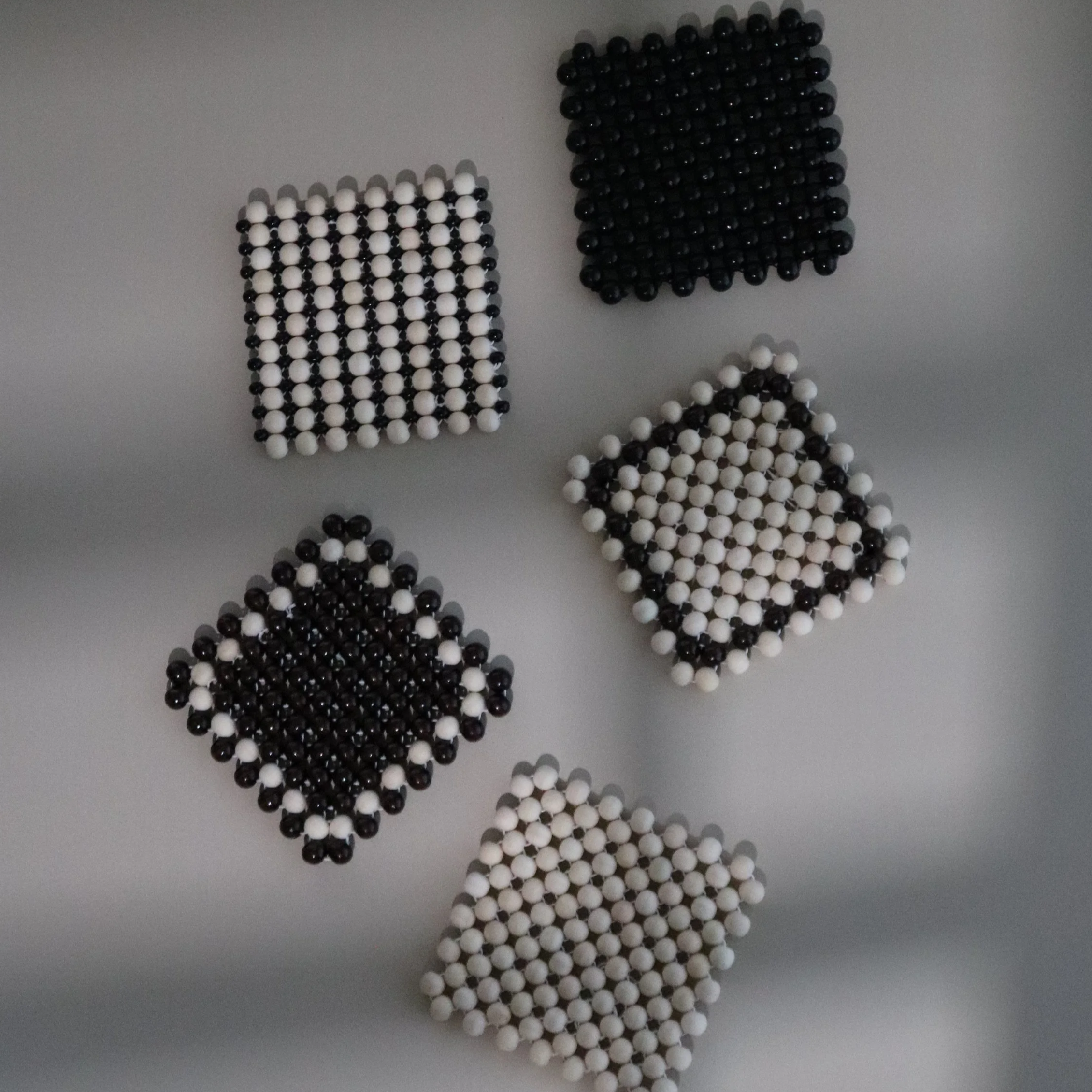 Beaded Coasters - Assorted 5