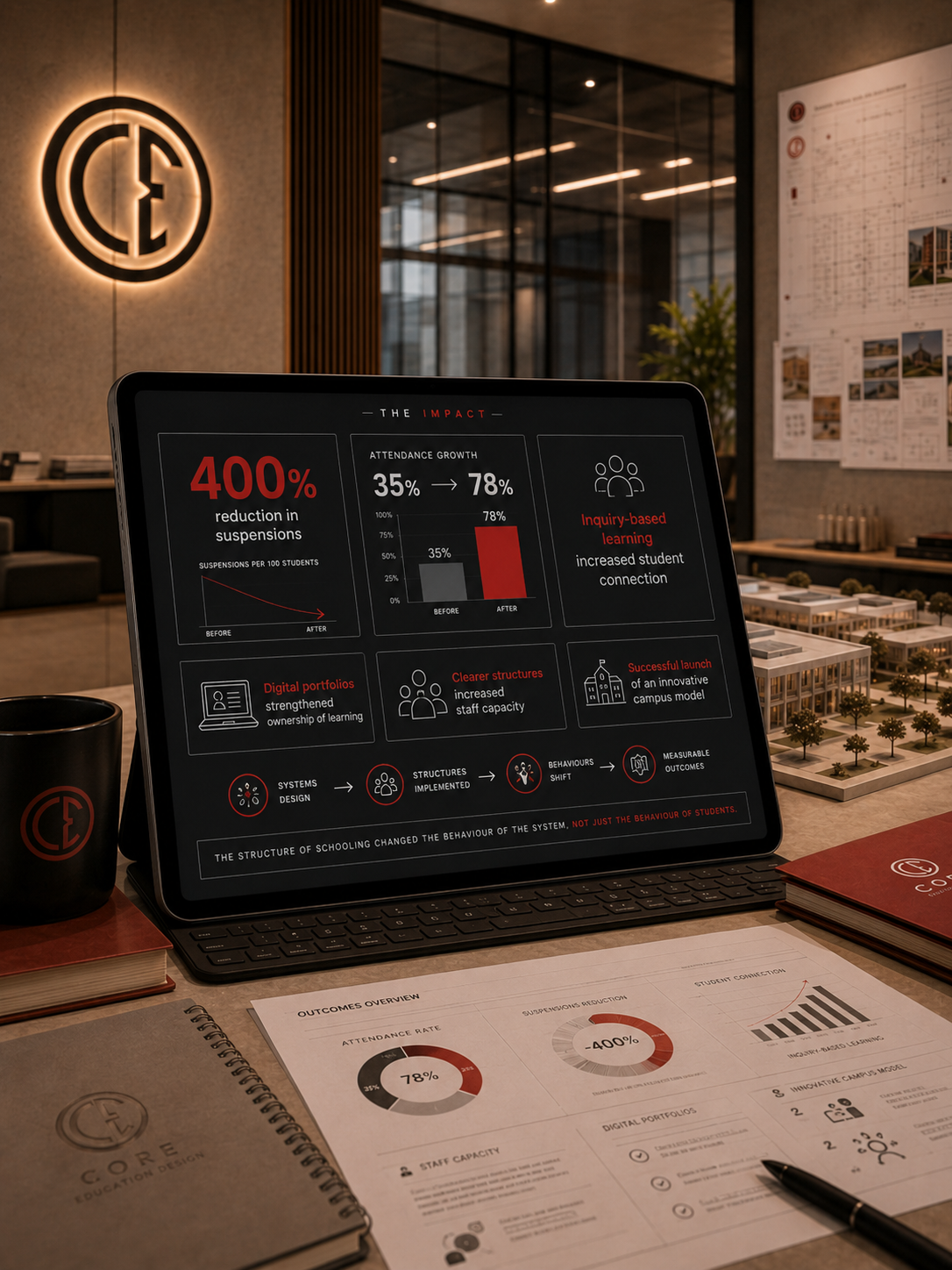 Greenfield Campus impact data