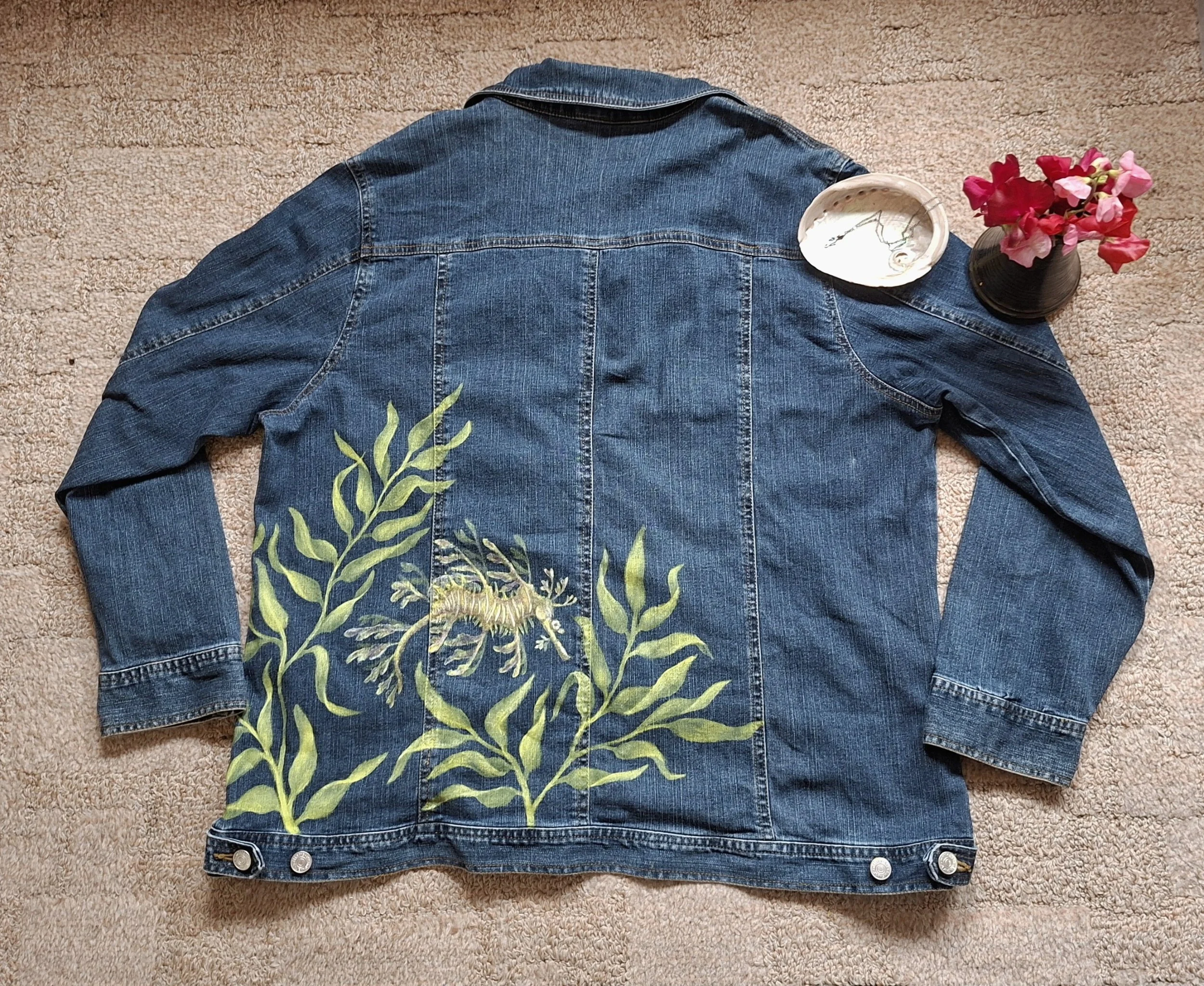 Leafy Seadragon Denim Jacket