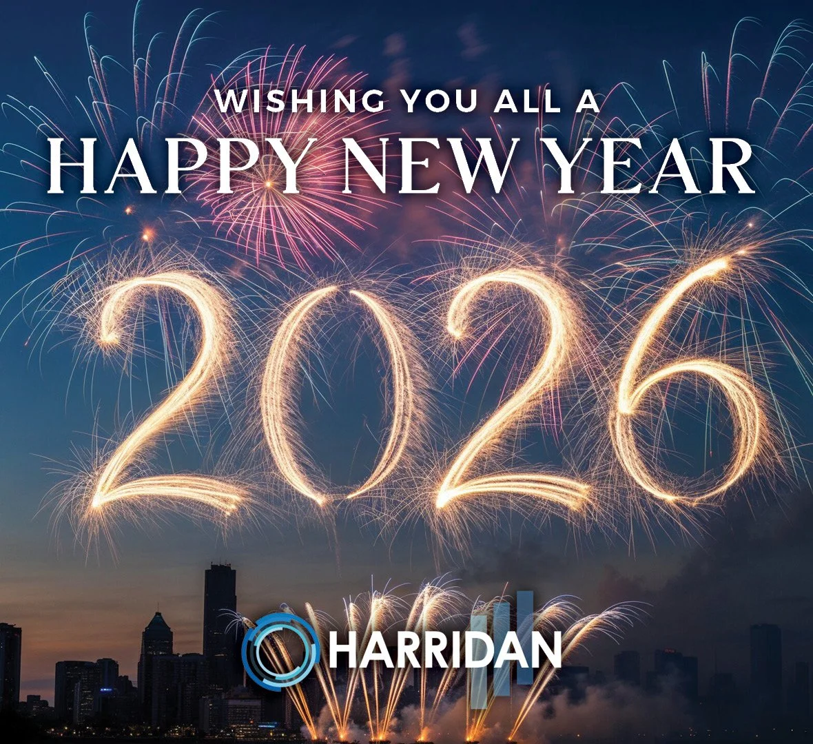 HAPPY NEW YEAR FROM THE TEAM AT HARRIDAN 🎆