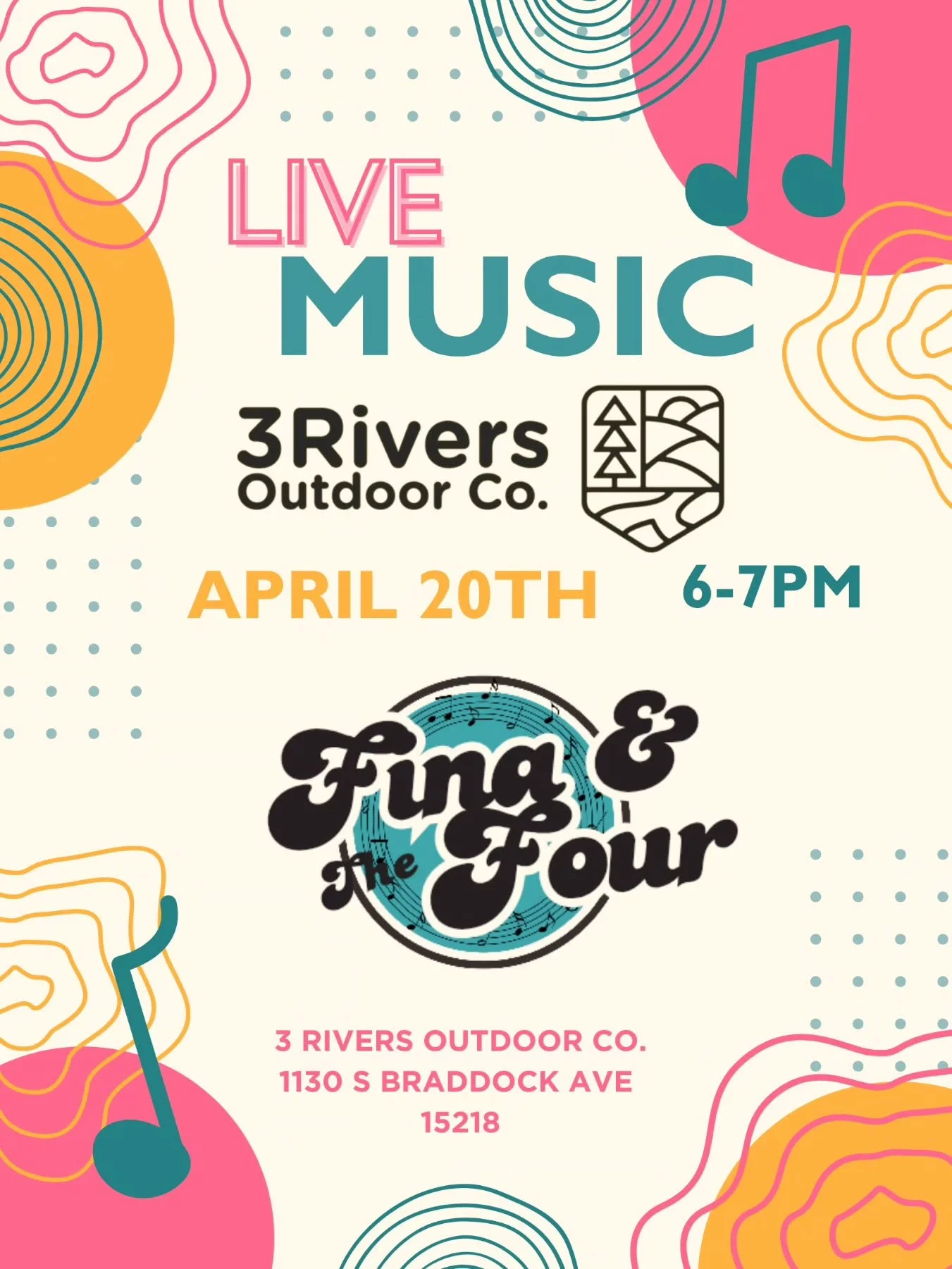 We're back!!! Thank you @3riversoutdoorco 
So excited for our next gig
See you there!!!! 

#localbusiness #localbeer #localband