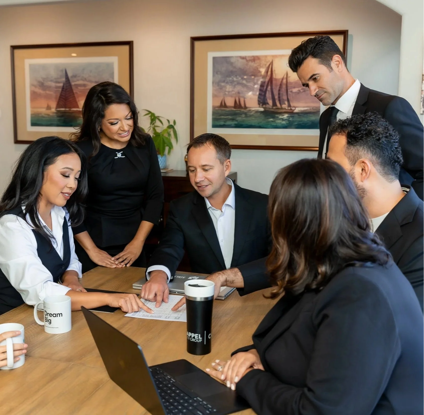 Mario Pais and Kappel Realty Group conducting a meeting