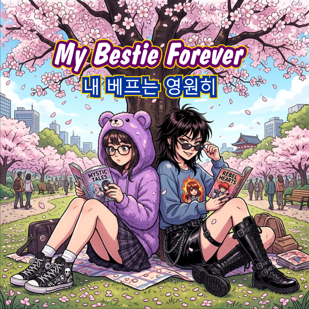 'My Bestie Forever' is an anime/manga favorite of Rulie from CarTown DRIFT : The Movie. He collects the manga and never misses an episode of the show.