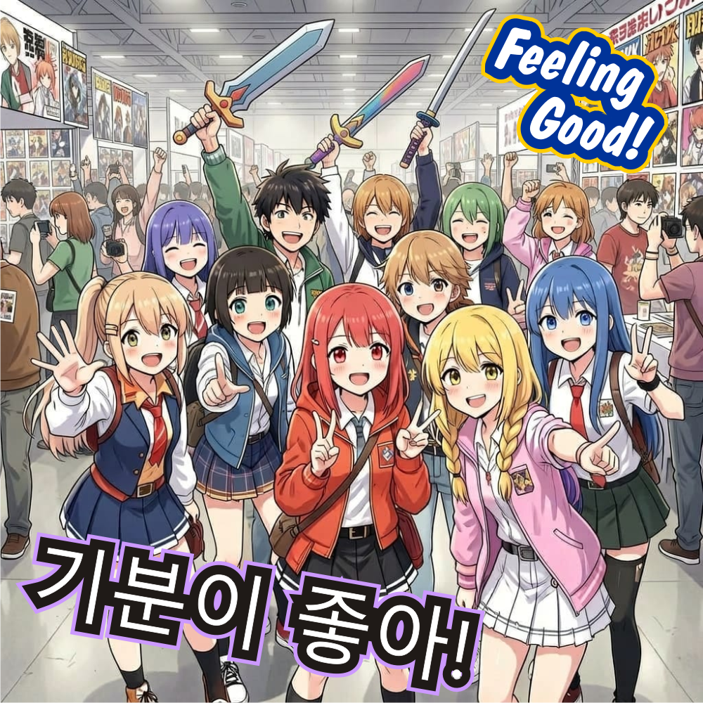 'Feeling Good' is an anime/manga favorite of Rulie & many other members from CarTown DRIFT : The Movie. They all collect action figures / statuettes and fashon line also the manga and never misses an episode of the show.