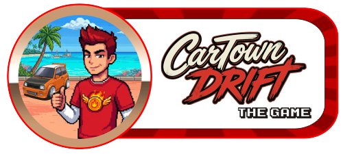Red the NPC giving thumbs up with his Mikan DX. #cartowndrift #cartowndriftgame #cartowndriftthegame