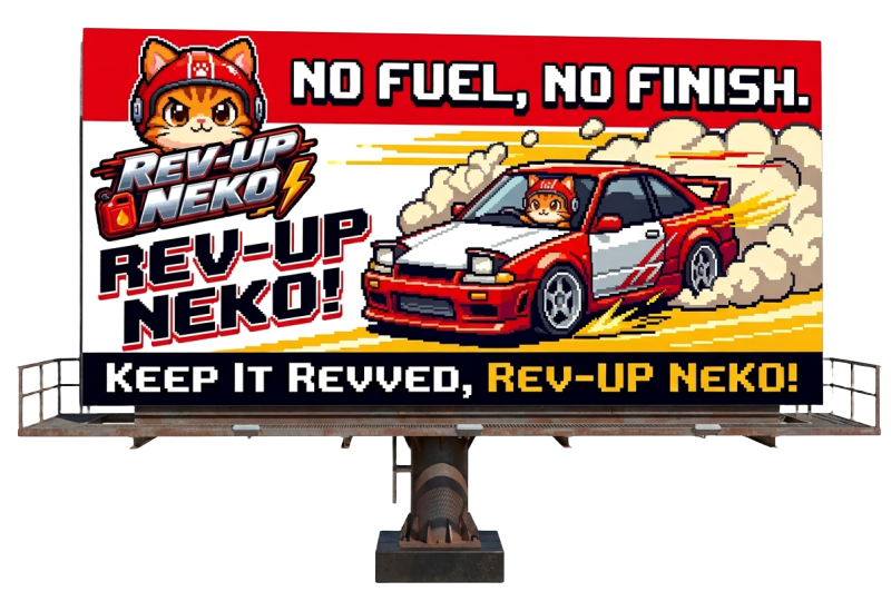 In CarTown DRIFT REV-UP NEKO is the fuel and depot stations used in the upcoming game and in the upcoming animated movies. REV-UP NEKO CAT (the corporate mascot of REV-UP NEKO) #revupneko #revupnekocao #revupnekokat #cartowndrift