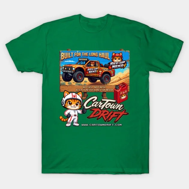 "REV-UP NEKO" and "NO FUEL, NO FINISH"      In CarTown DRIFT ‘REV-UP NEKO’ is the fuel, depot travel stations and energy drinks used in the upcoming game and animated movies. REV-UP NEKO CAT (the corporate mascot of REV-UP NEKO) #revupneko #revupcat