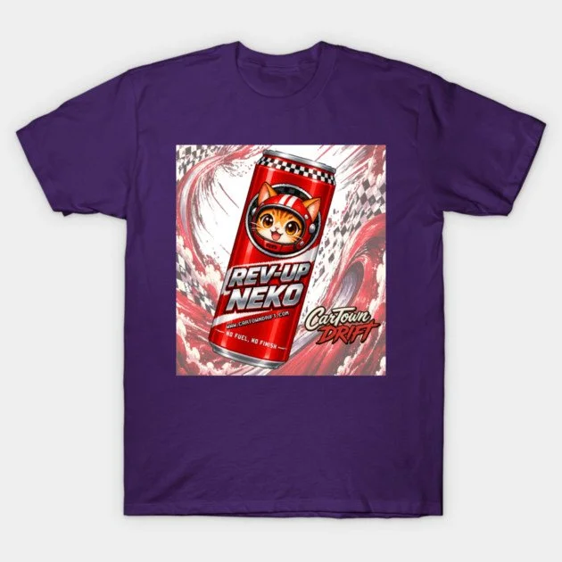 "REV-UP NEKO" and "NO FUEL, NO FINISH"      In CarTown DRIFT ‘REV-UP NEKO’ is the fuel, depot travel stations and energy drinks used in the upcoming game and animated movies. REV-UP NEKO CAT (the corporate mascot of REV-UP NEKO) #revupneko #revupcat