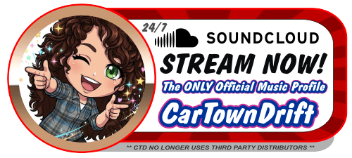 ** Soundcloud is the ONLY place to find new CarTown DRIFT music !! ** I no longer distribute to third party music streaming services ʕ•́ᴥ•̀ʔっ #cartowndriftmusic #ctdmusic #cartowndrift