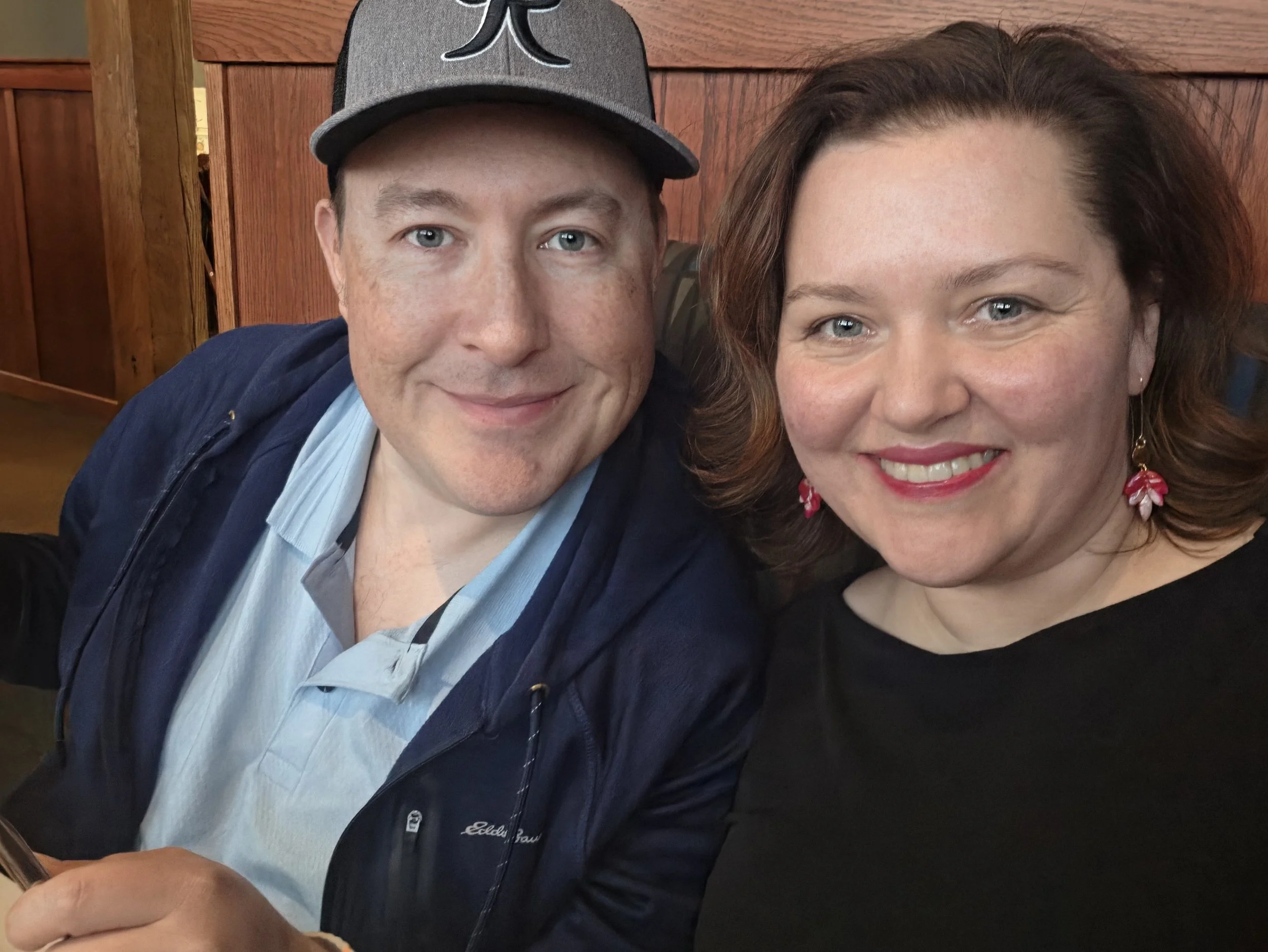 couple out for date night dinner