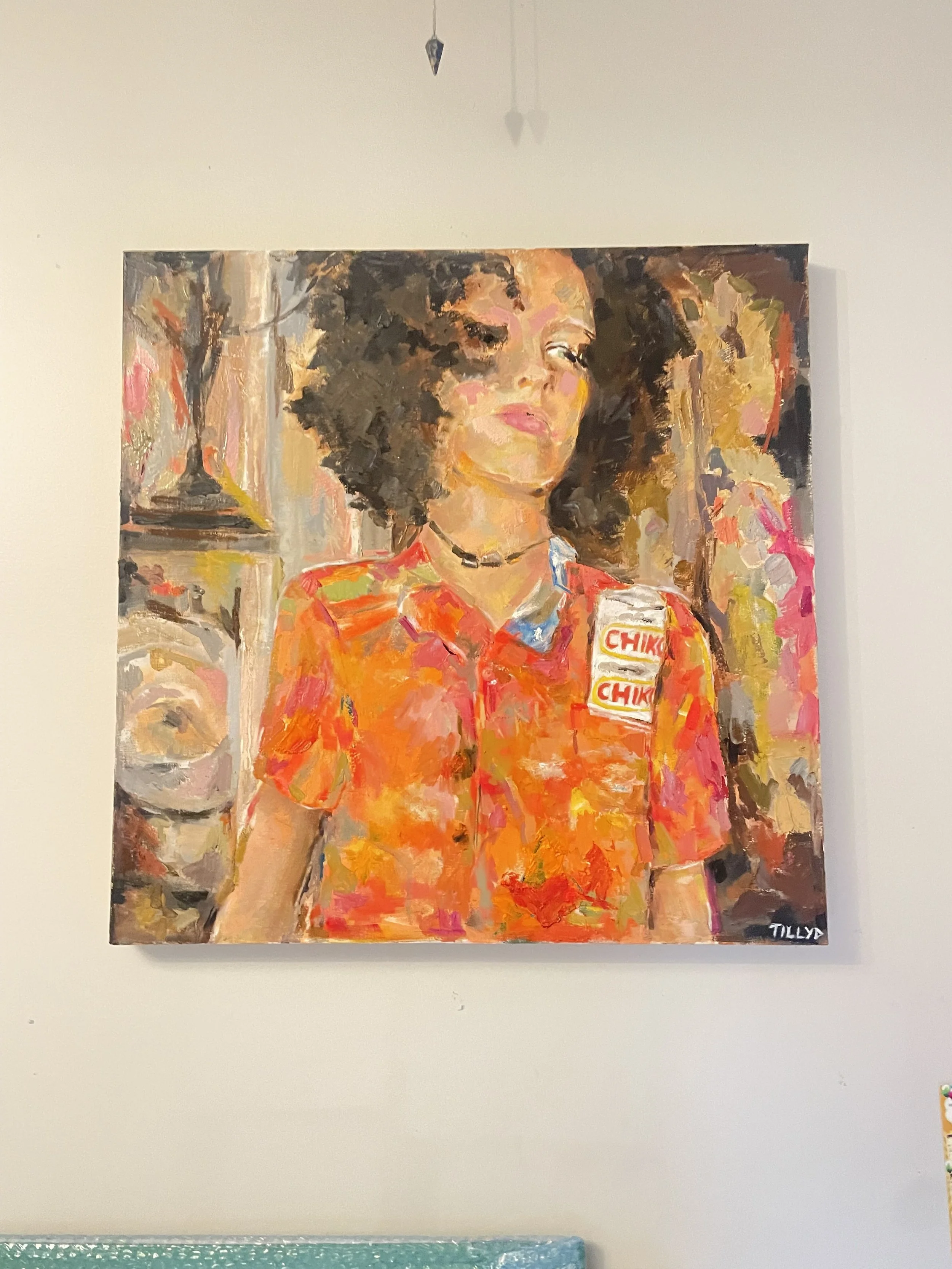 mannequin at flinders, oil on canvas 2025