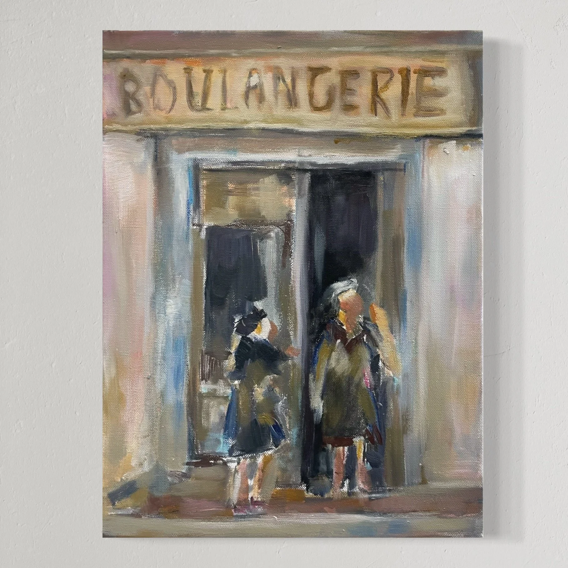 boulangerie, oil on canvas 2025