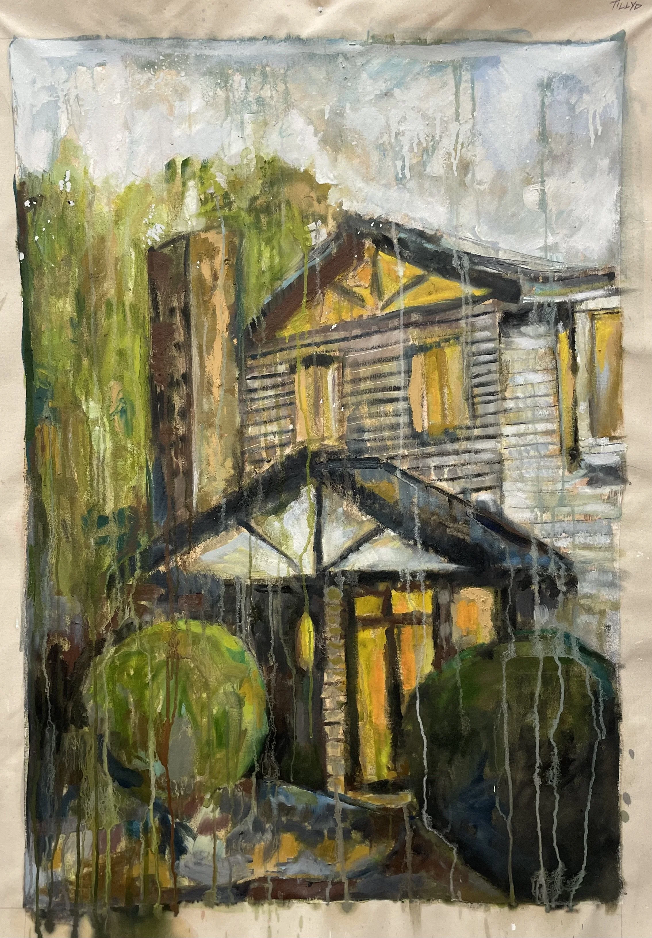 wondoora, oil on non stretched canvas 2026