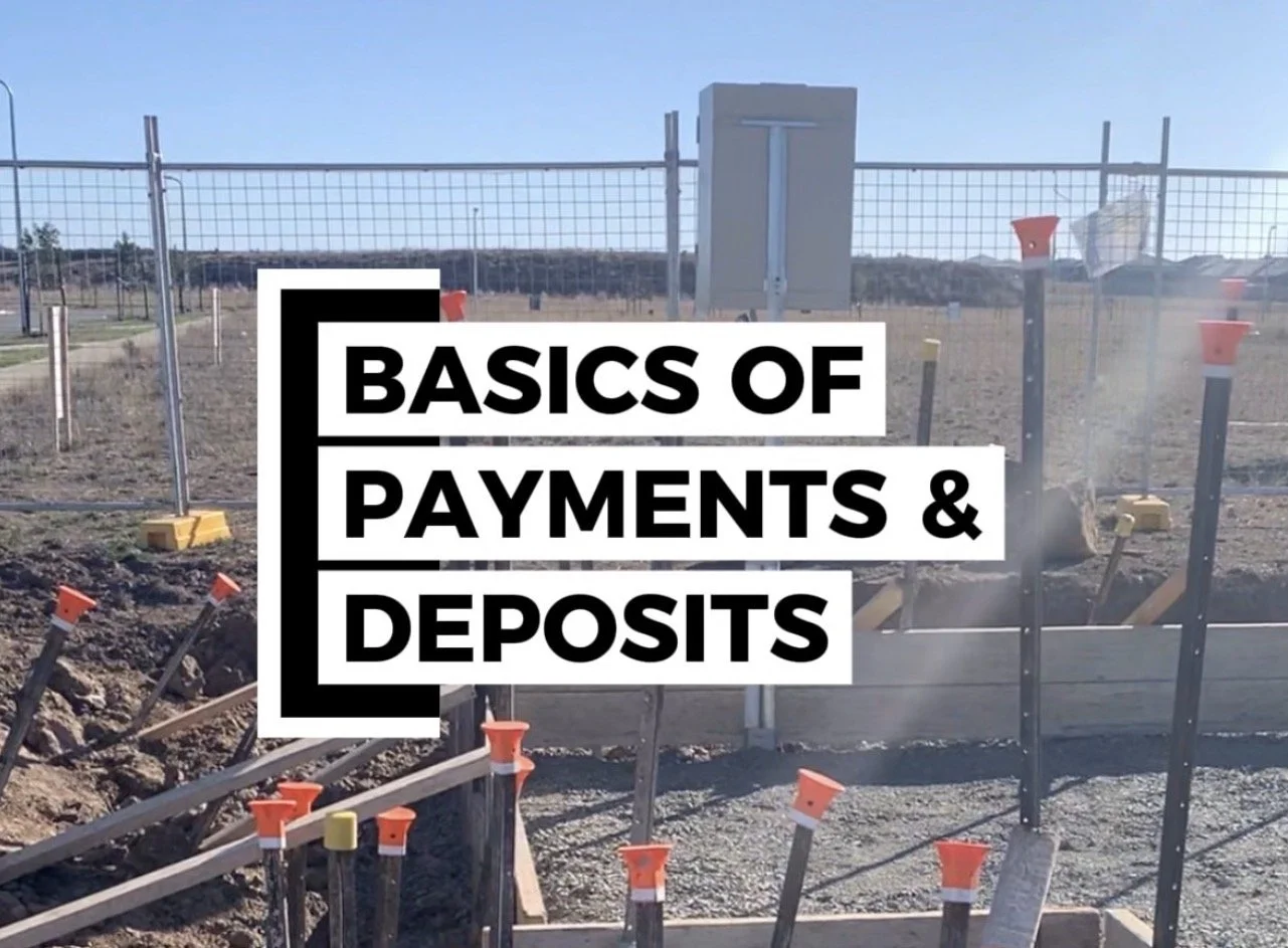 Basics of Stage Payments and Deposits under Domestic Building Contracts