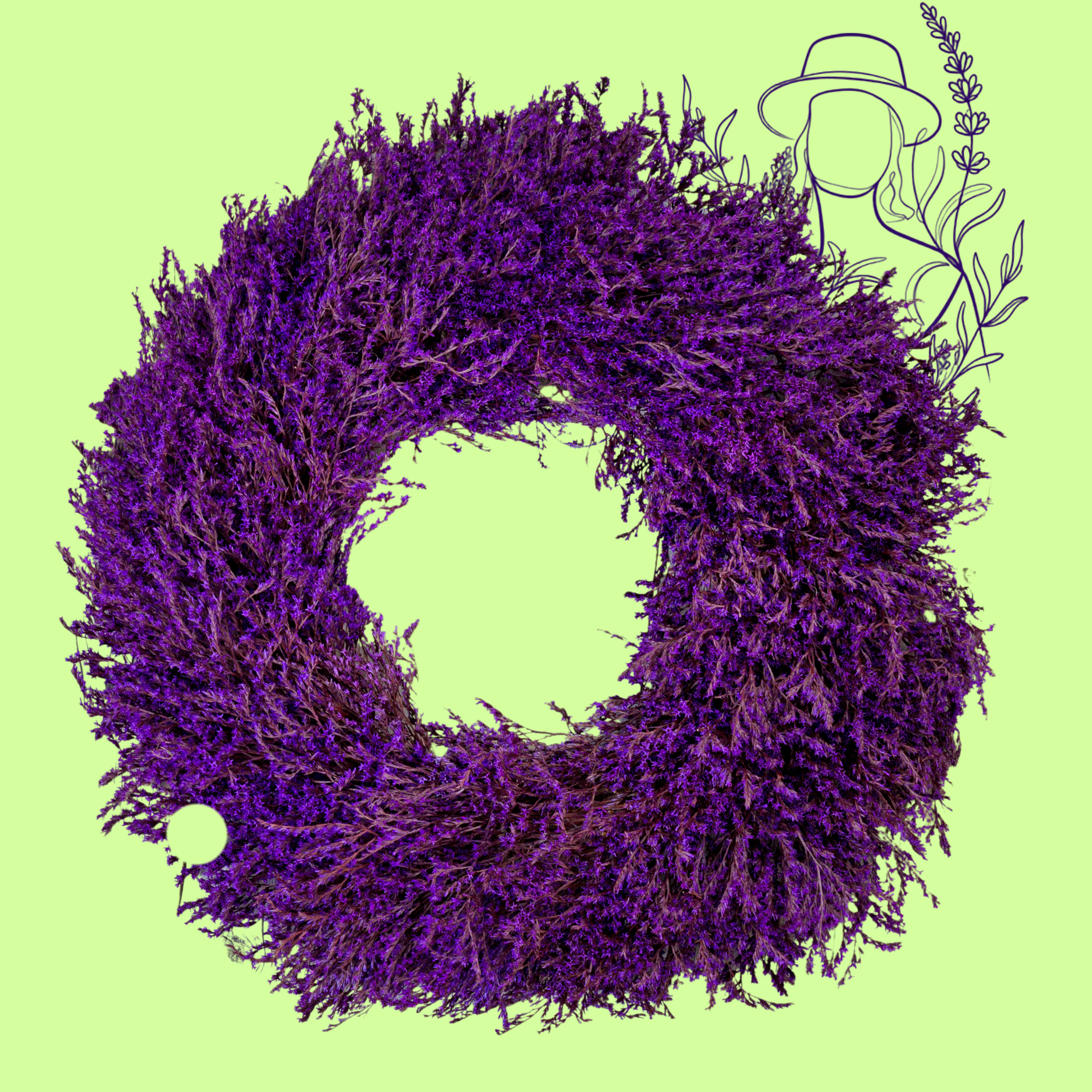 lavender wreath