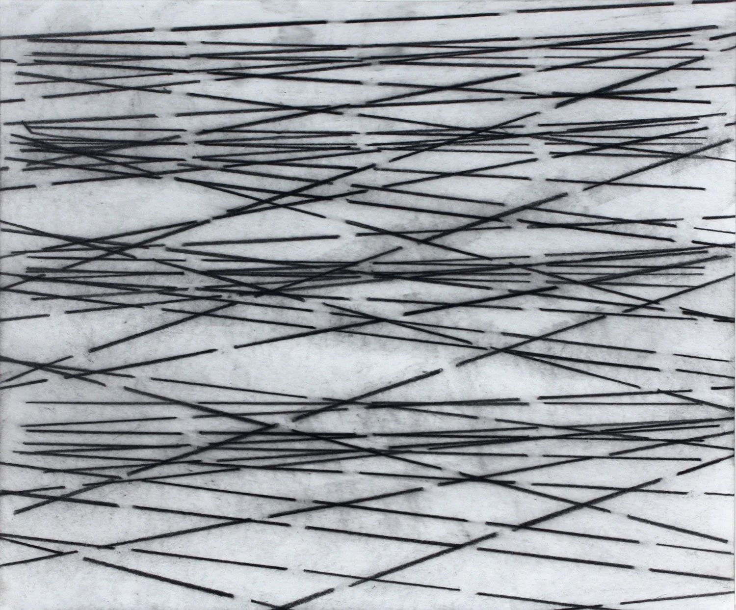  _____ Click to see entire image _____    Jeremy McDonnell 
 Four Horizons , 2003 
Graphite on Paper 
14 x 17 inches