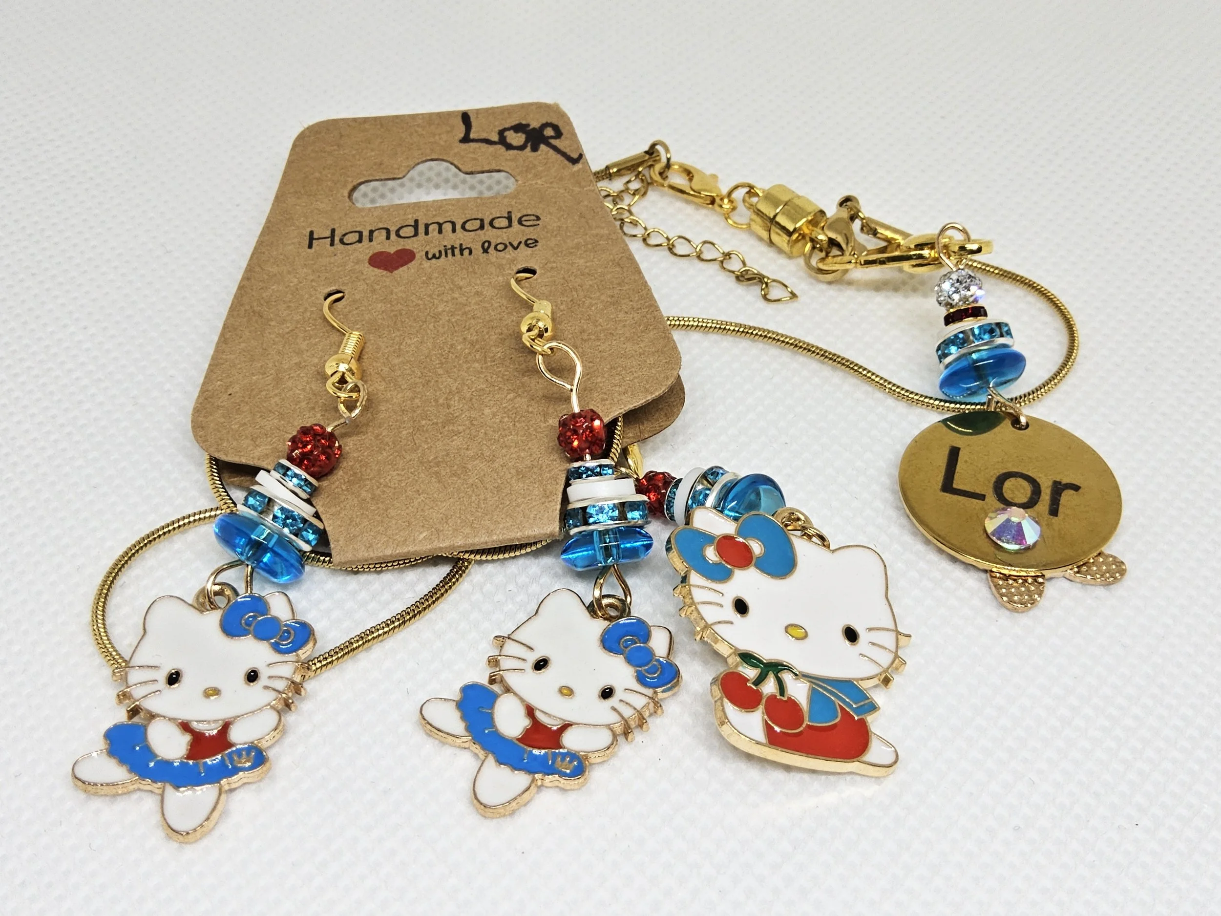 Pendant w/ earring set
