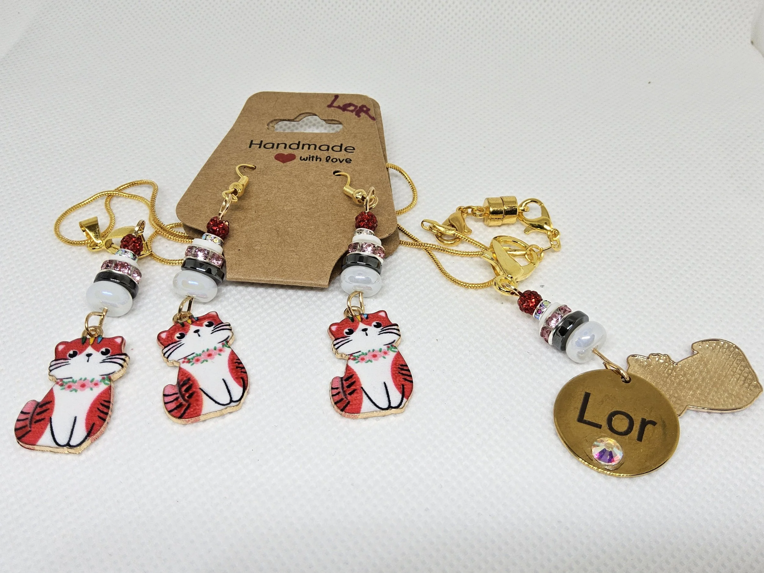Pendant w/ earring set