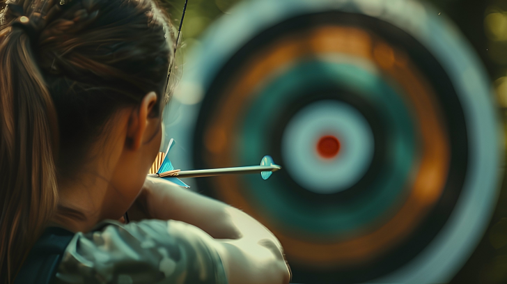 Stock Image Archery Target Bullseye