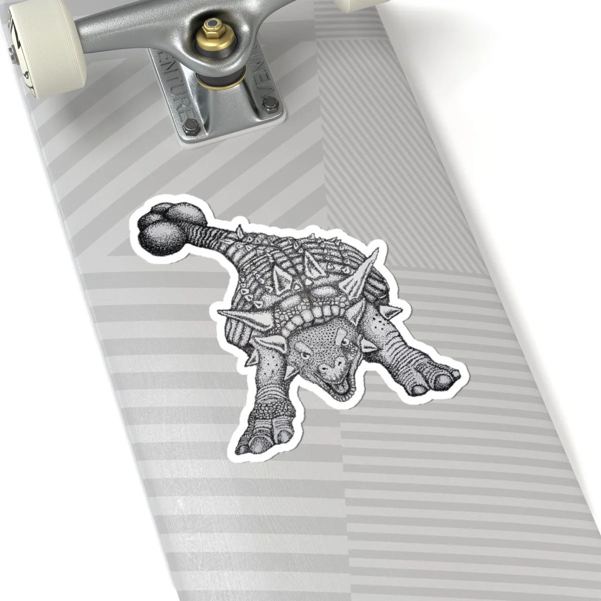 Ankylosaurus Stippled Dinosaur Sticker