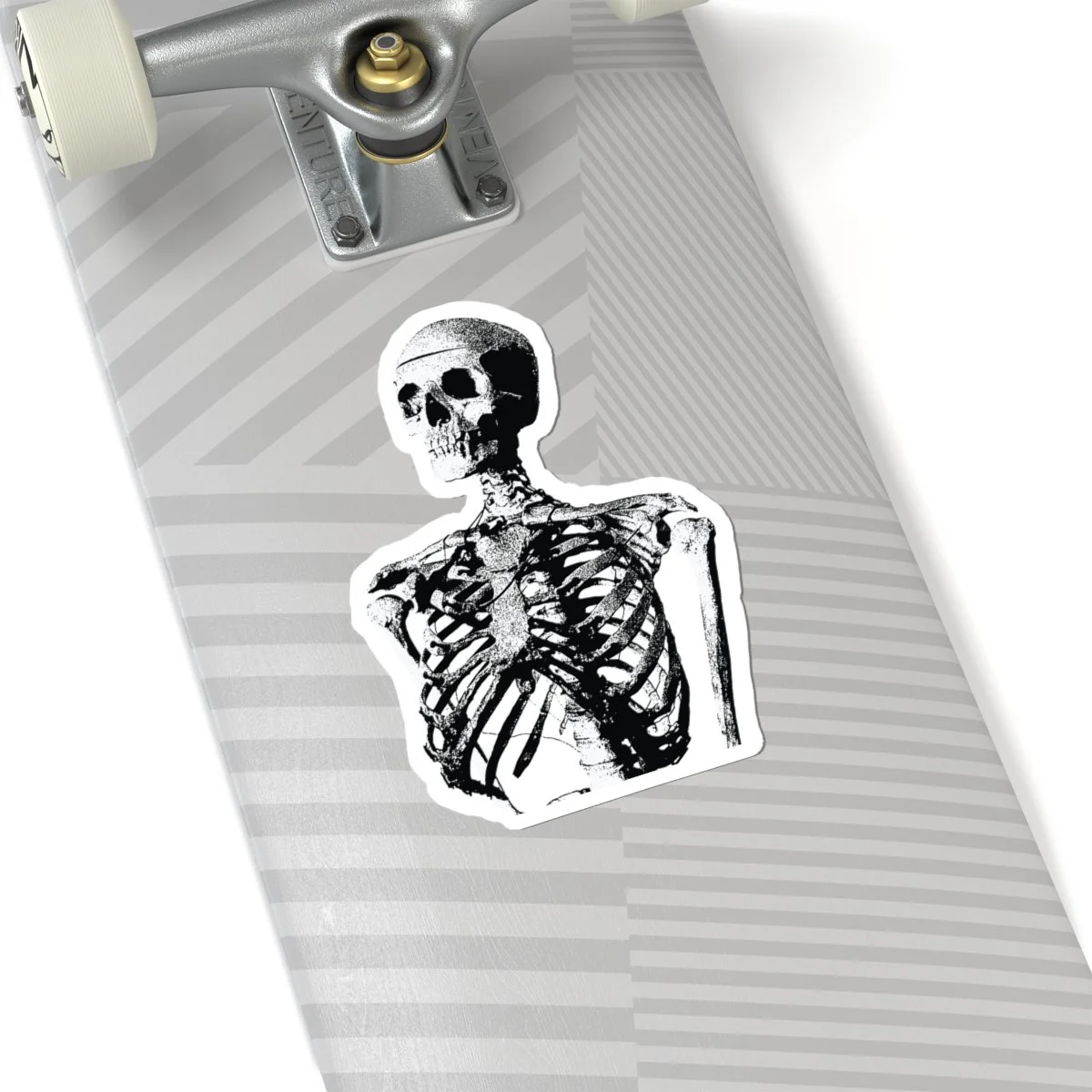 Stippled Skeleton Sticker