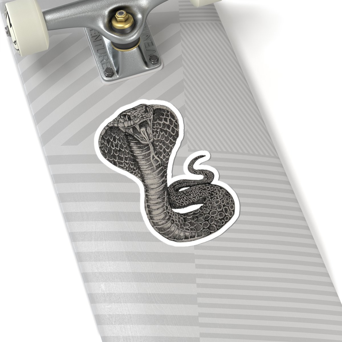 Hand-drawn Stippled Snake Sticker