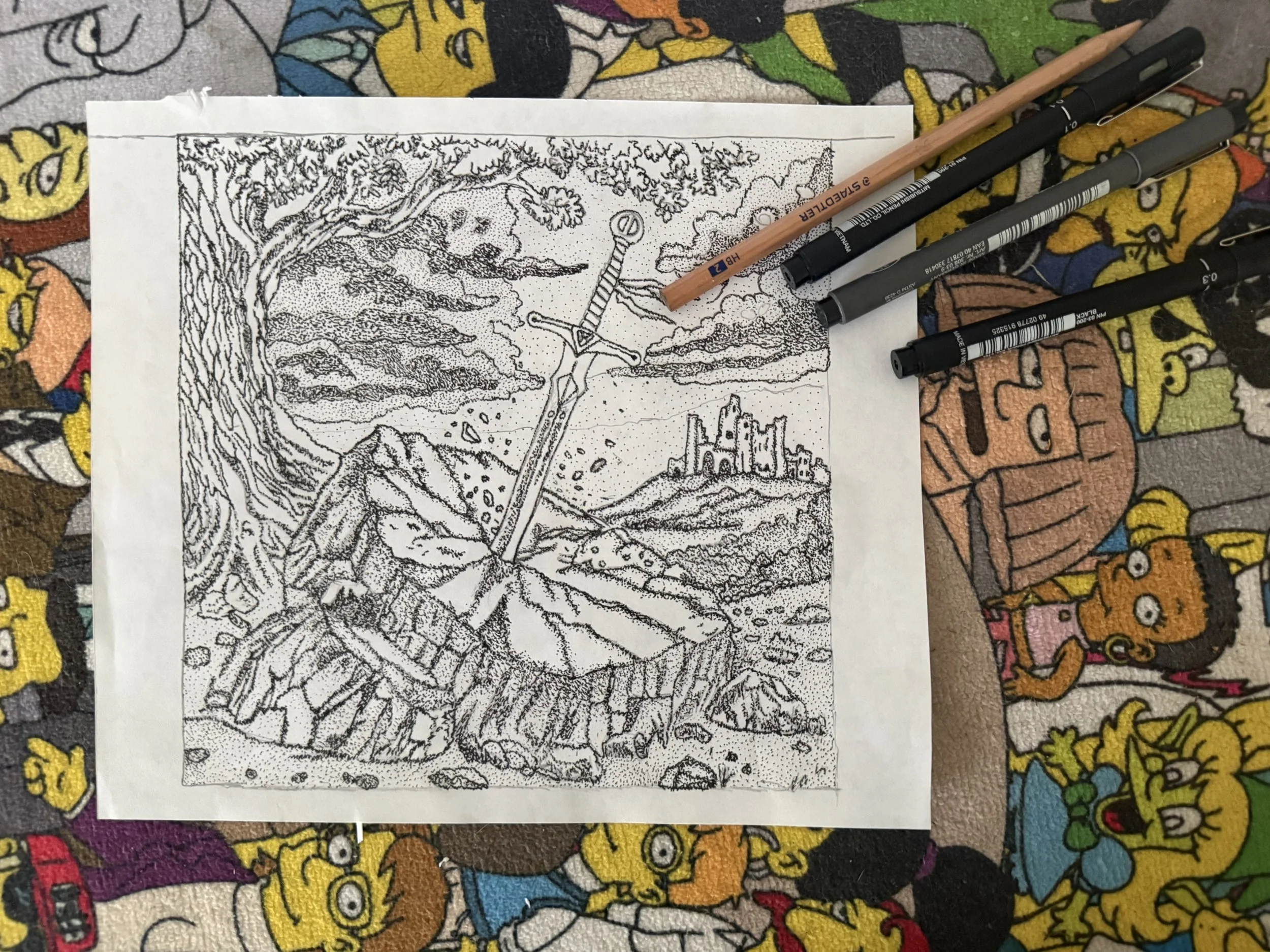 Bringing legendary lore to the sketchpad.