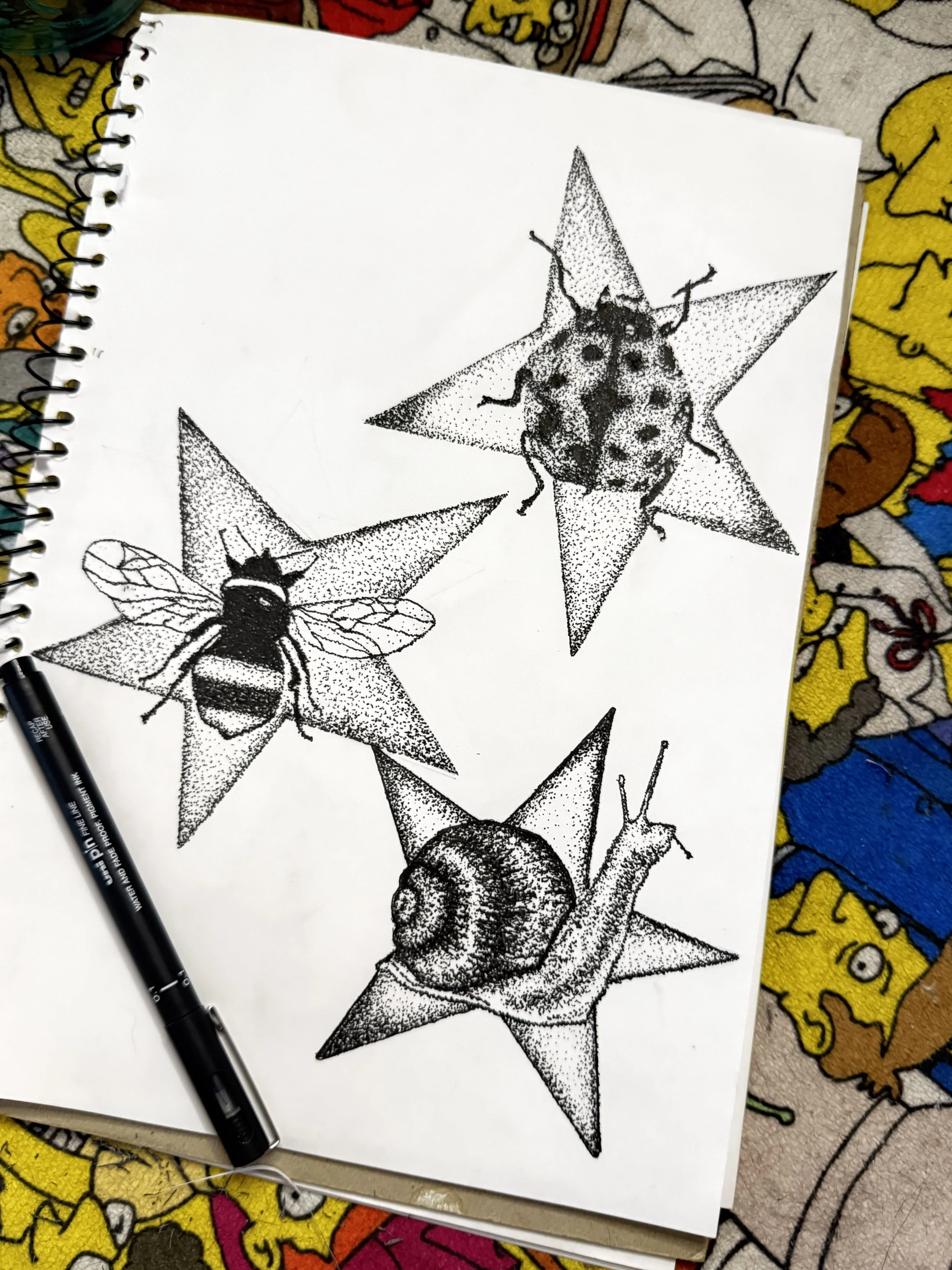 A geometric field study of micro-fauna.