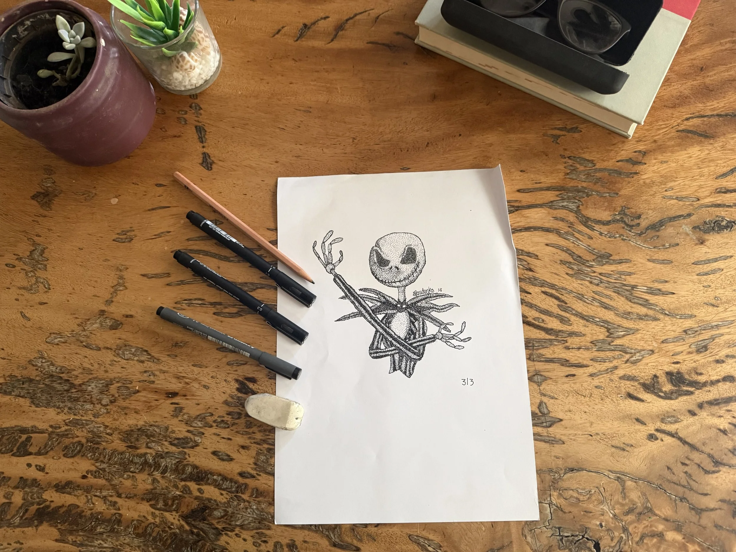 Bringing a cinematic icon into the world of dot art.