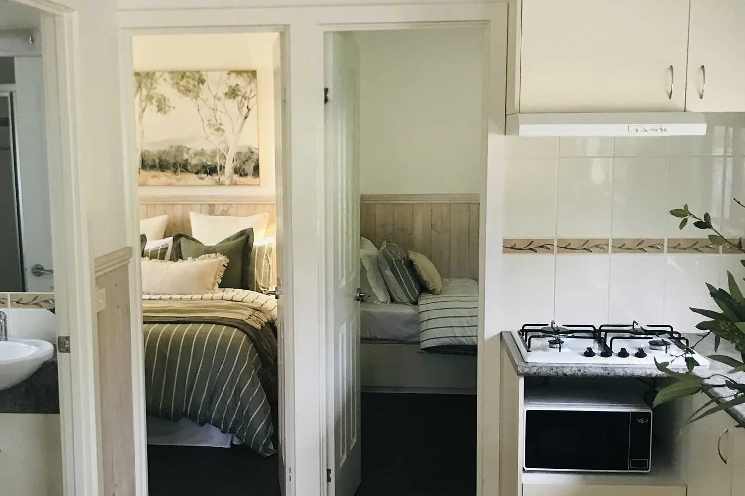 Internal view of cabin