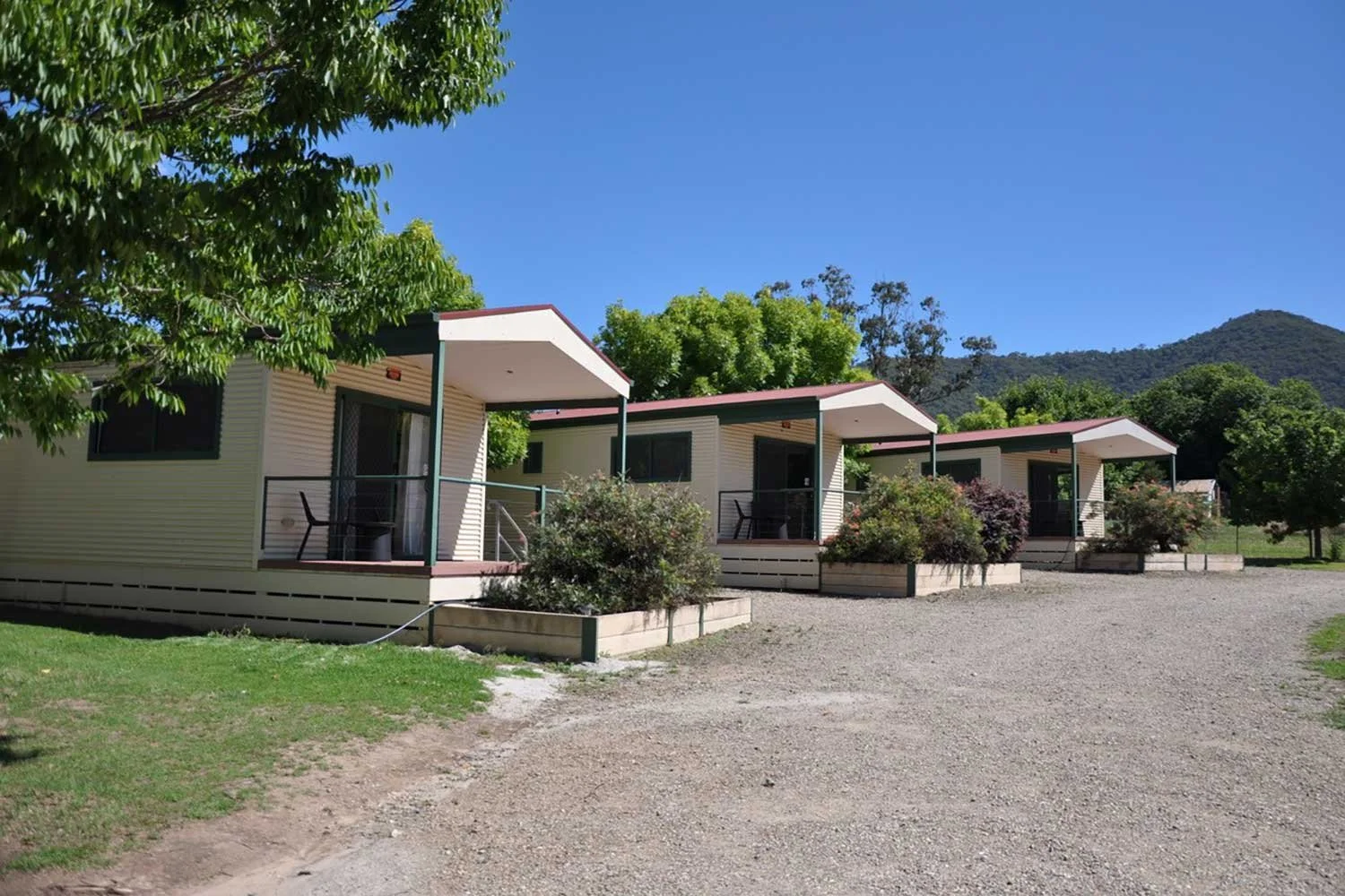 External view of the Ranga Cabins