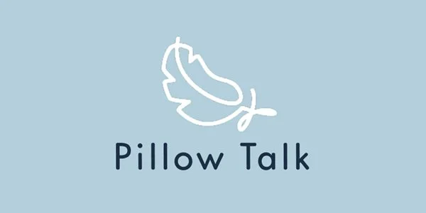 Light blue background with a white butterfly and the text 'Pillow Talk'.