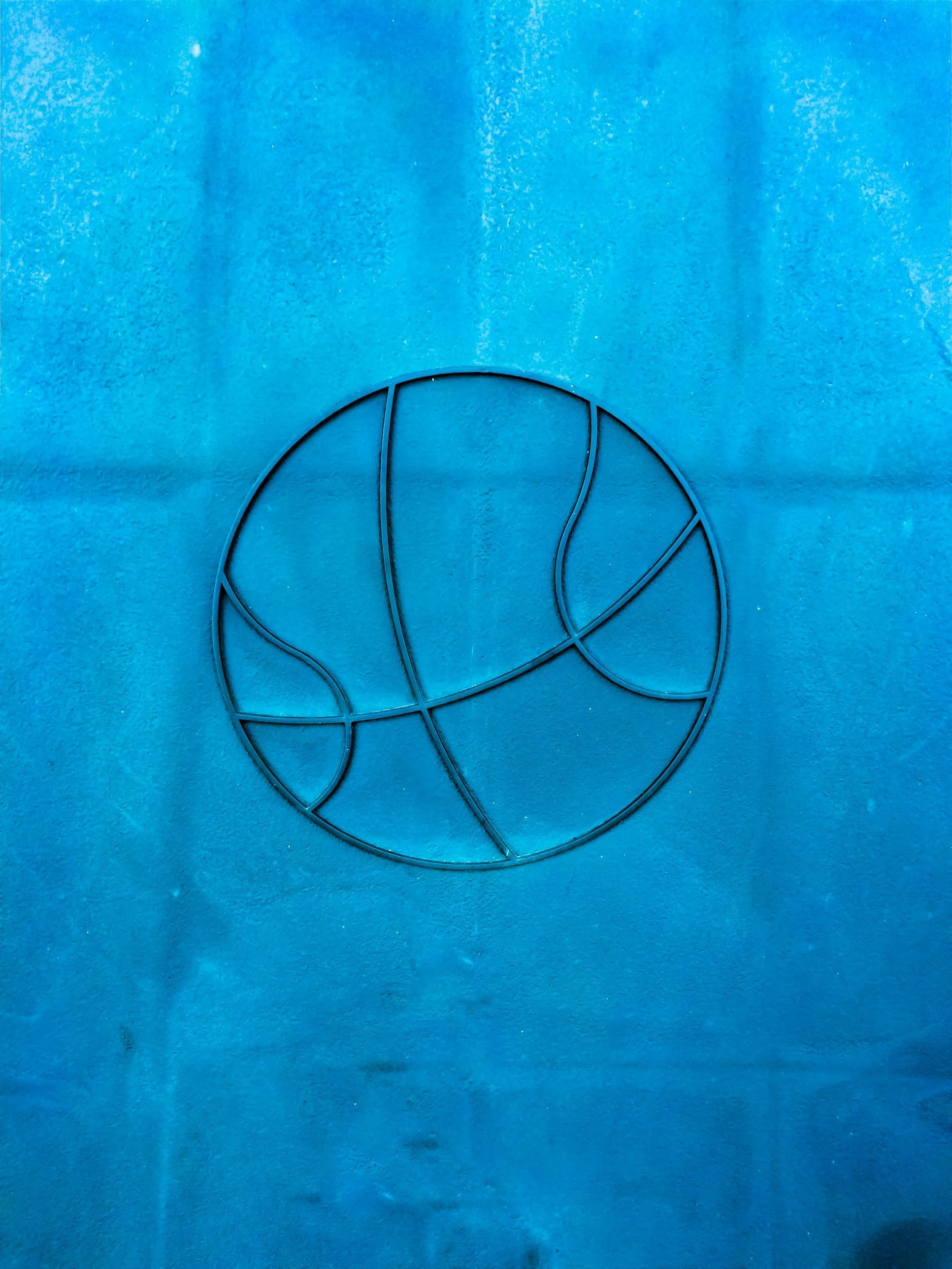 light blue basketball