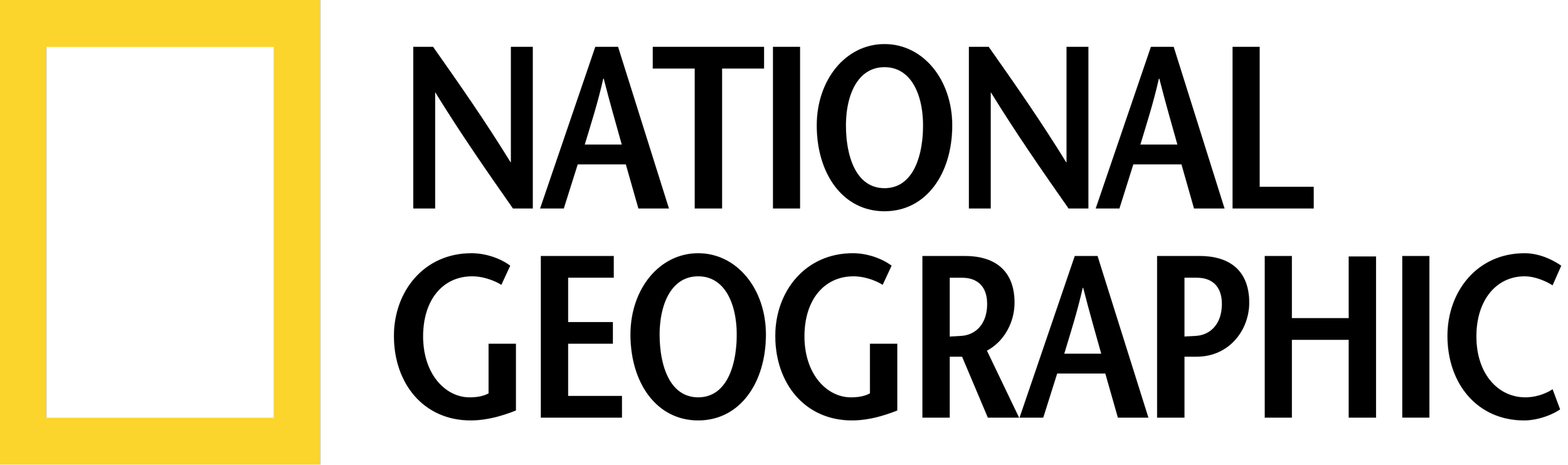 A black graphic with a yellow border around the left side and a black rectangle in the middle of the yellow border.