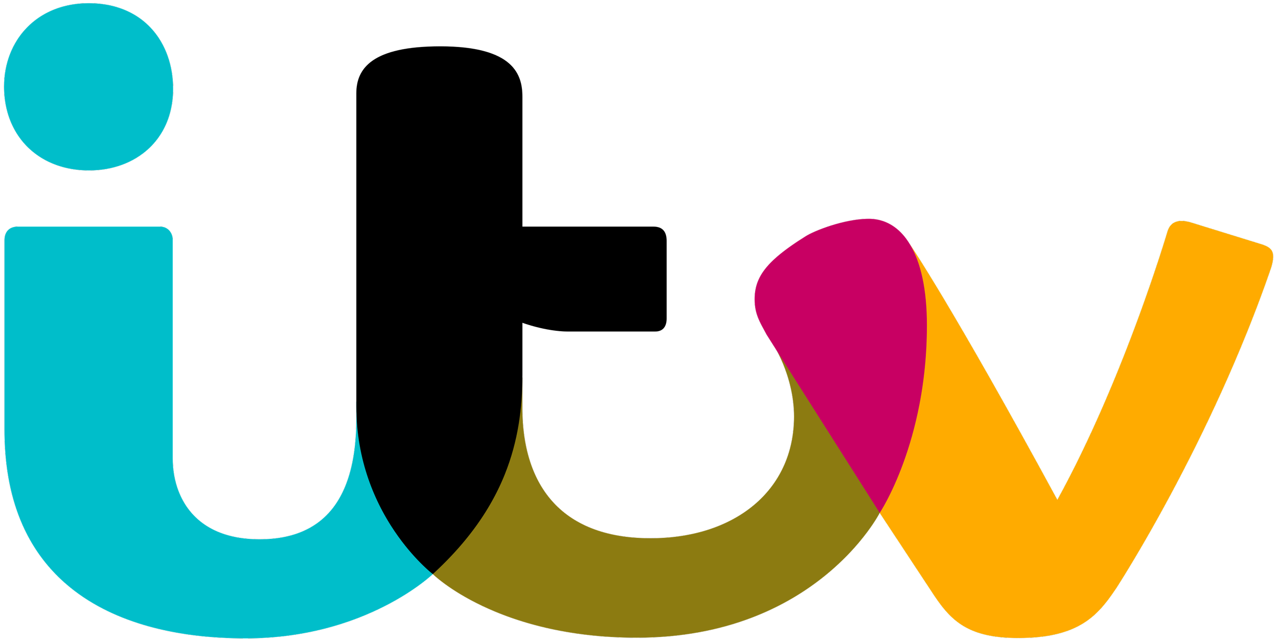 Colorful word 'LOVE' with each letter in different bright colors, stylized with a modern, artistic font.