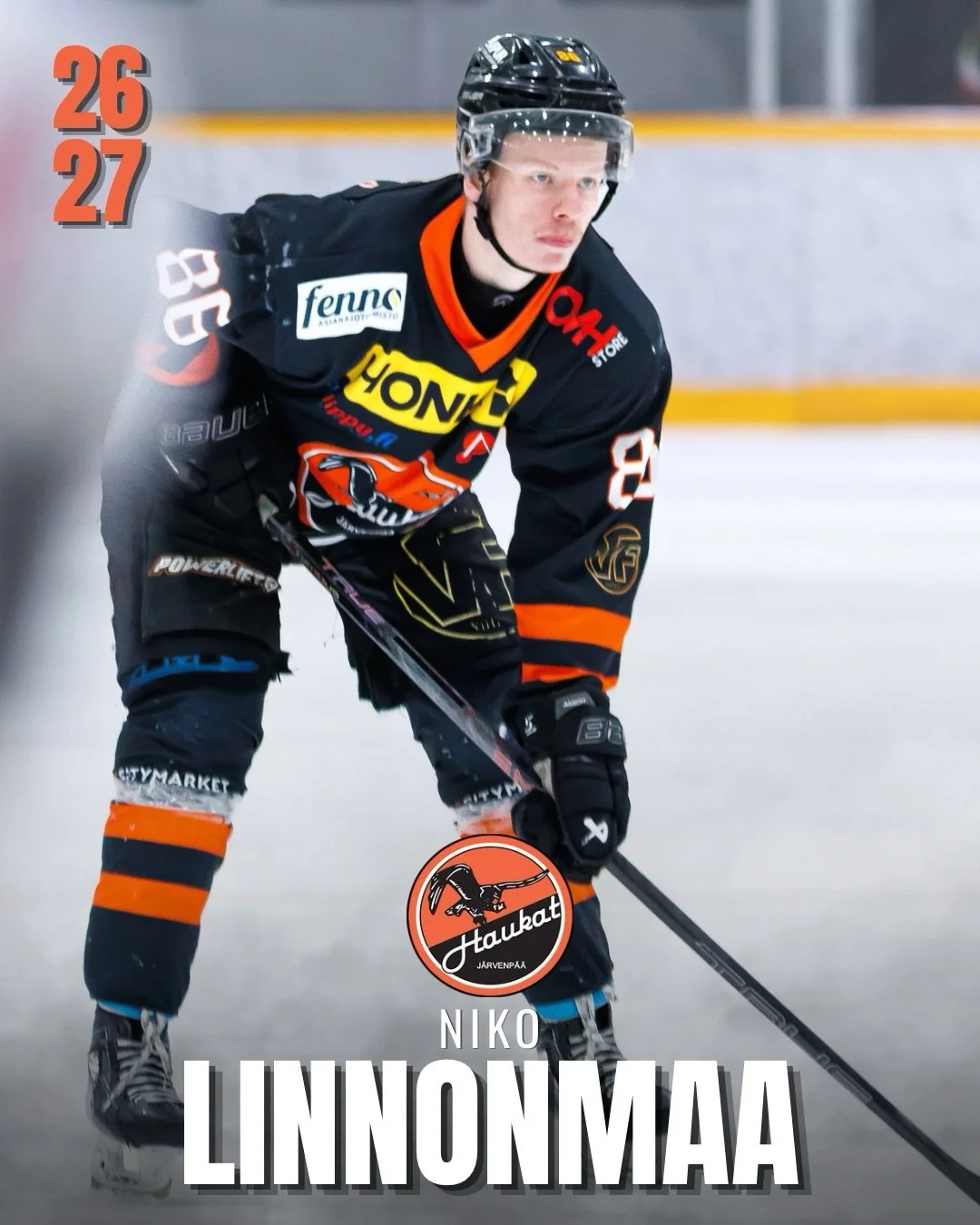 JATKOSOPIMUS ✍️

Viikinkien kasvatti Niko Linnonmaa pukee Haukkapaidan ylleen my&ouml;s kaudella 26-27! Alkava kausi on nuoren 20-vuotiaan puolustajan kolmas edarissa.

#haukat #suomisarja