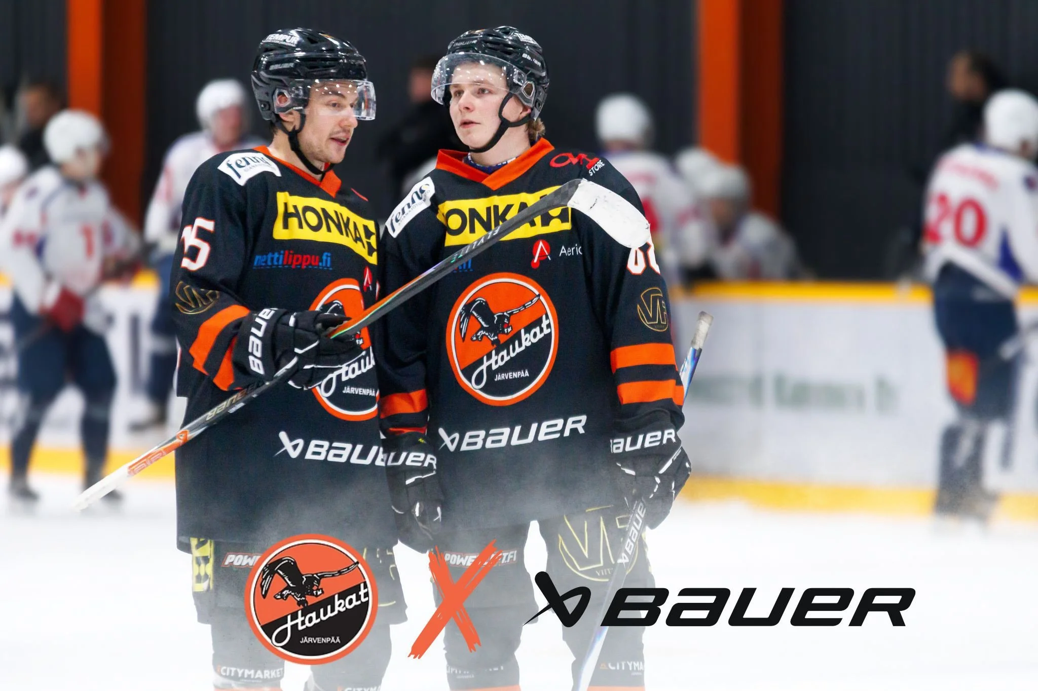 Joukkueen varusteista huolen jatkossakin pit&auml;&auml; Bauer 🏒

Yhteisty&ouml; jatkuu vuoteen 2029 saakka Bauerin ollessa yksi p&auml;&auml;yhteisty&ouml;kumppaneistamme!🙌🏽

#haukat #suomisarja #bauer #bauerhockey