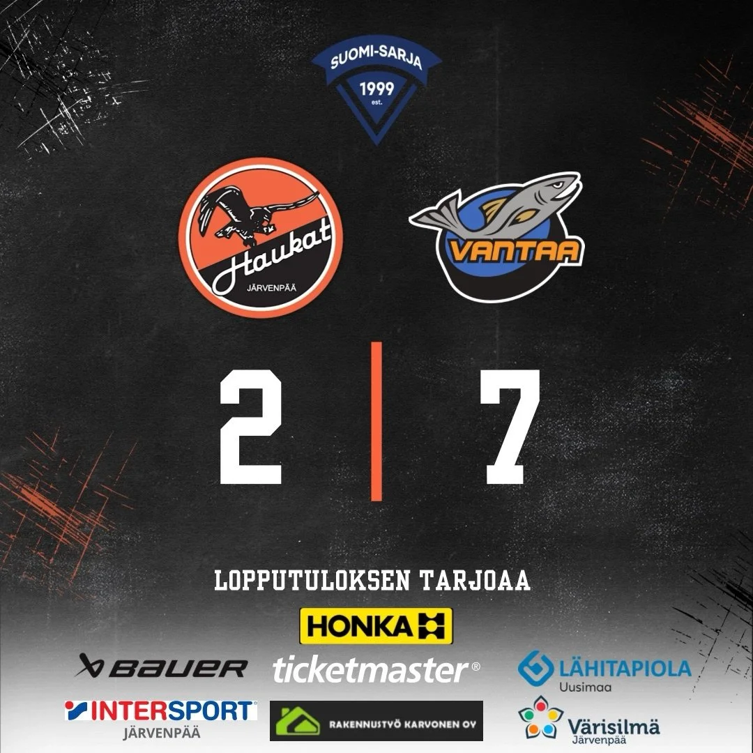 @kiekkovantaa nappaa voiton Vantaalle!

#haukat #suomisarja