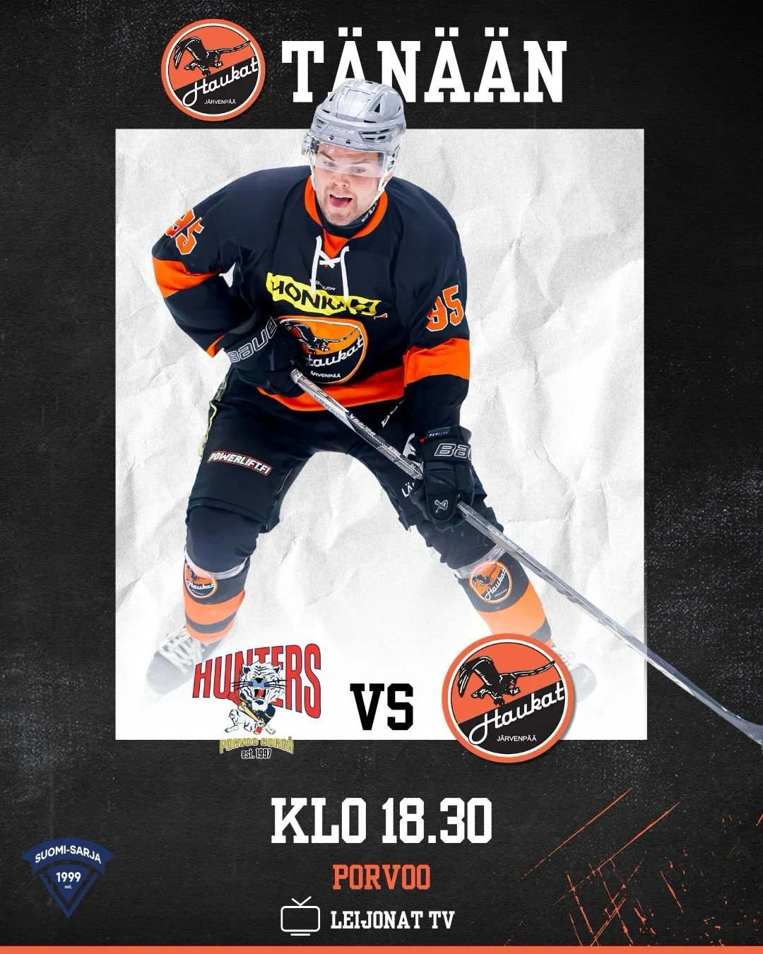 Kokoonpano Porvooseen 💪 

Tiedote:
Hy&ouml;kk&auml;&auml;j&auml; Tomi Palon sopimus on purettu yhteisymm&auml;rryksess&auml;. Tsemppi&auml; jatkoon Tomi🤝 

Jooa Vento ja Niko Lottanen mukana try out -sopimuksella. 

#haukat #suomisarja