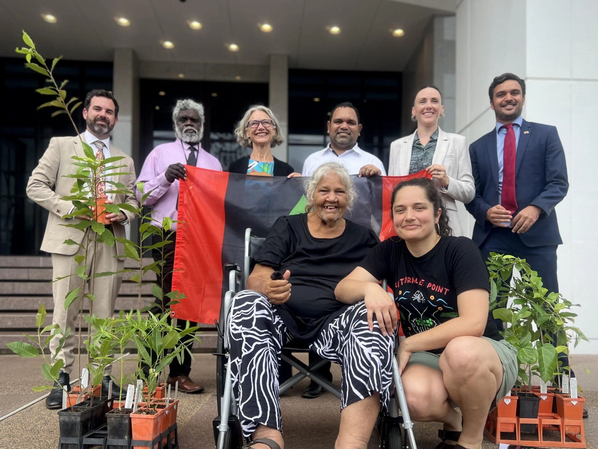 Aunty June Mills, Laniyuk and a range of NT politicians.jpeg