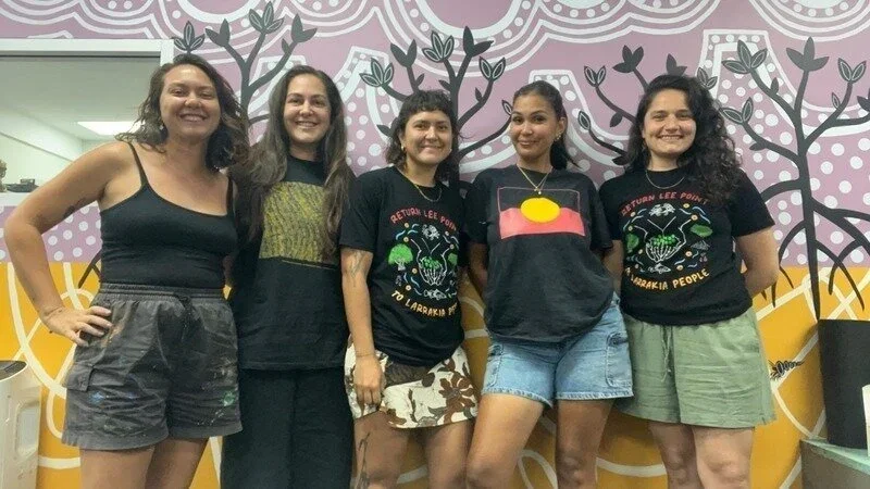 Young Larrakia women leading the campaign.webp