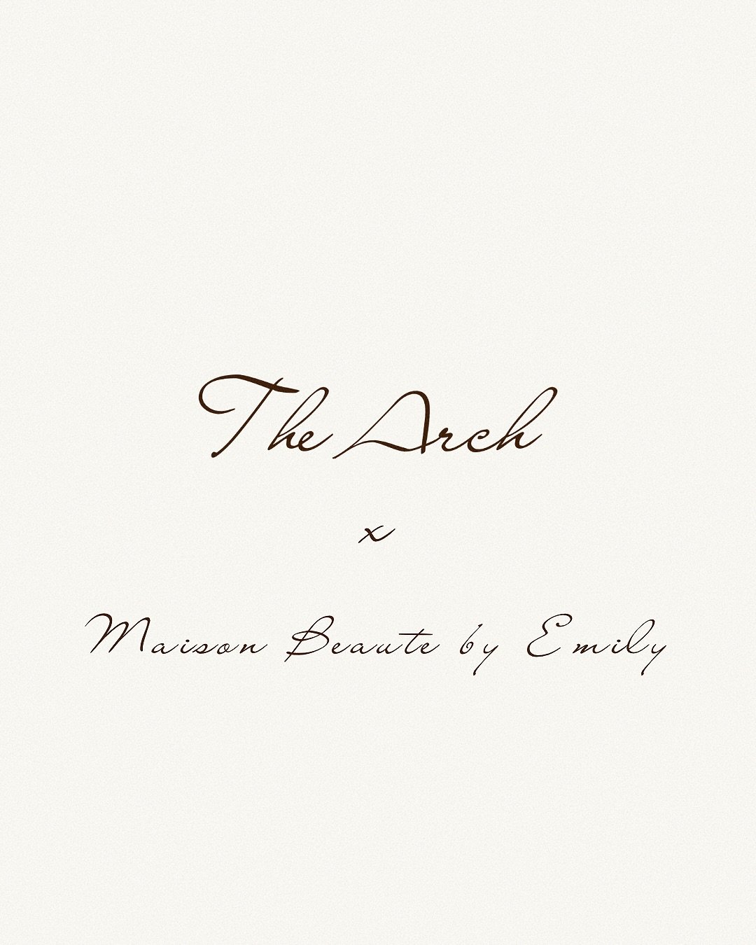The excitement continues as we welcome another talented artist to The Arch 🤎🍃✨

Please join us in giving the warmest welcome to Emily @_maisonbeaute.studio to The Arch Beauty Studio. ✨

Emily is the owner of Maison Beaut&eacute; and brings over fiv