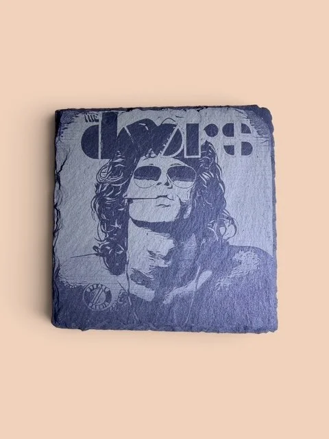 The Doors  Jim Morrison coaster Slate