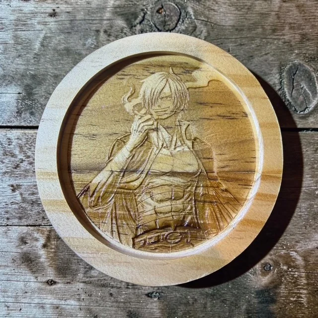 Custom Engraved Wooden coaster