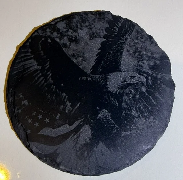 American Eagle Round Slate