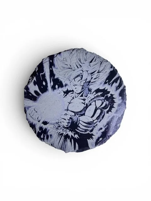 Goku Round Slate