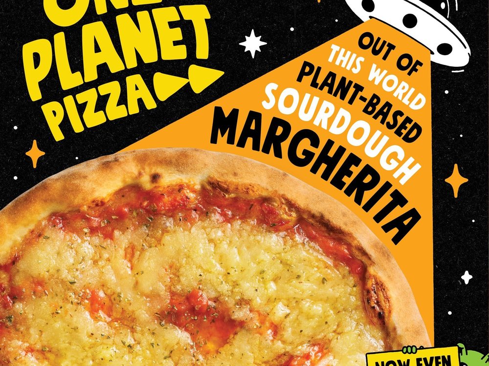 One Planet Pizza sourdough margherita