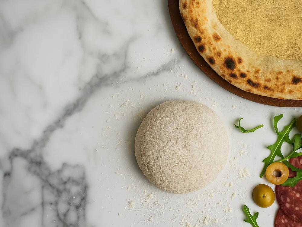 East Pizzas sourdough dough ball