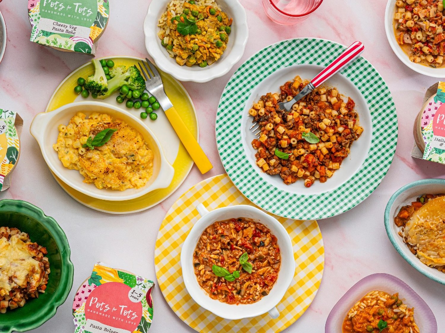 Pots for Tots meal range